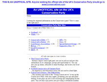 Tablet Screenshot of conservative-party.net